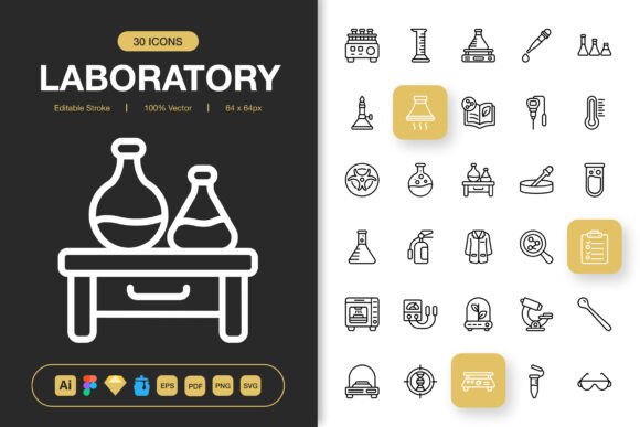 A Comprehensive Evaluation of the Laboratory Icons Set