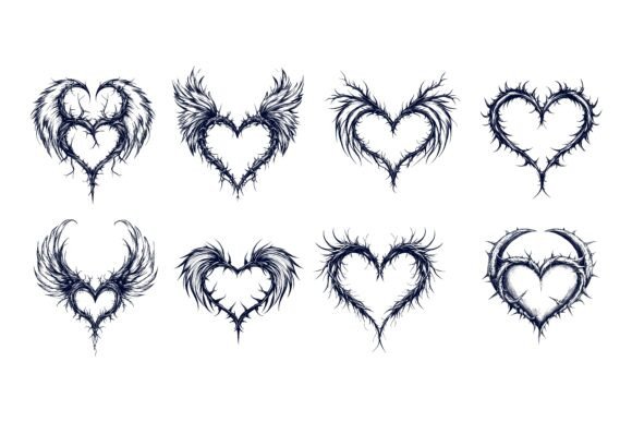 Doodle Scribble Nine Hearts: Avoid the Typical Pitfalls of Vector Art