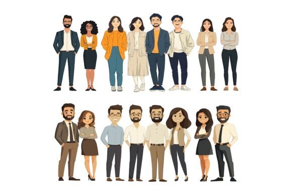 Group of Working People: Visual Assets for Modern Projects