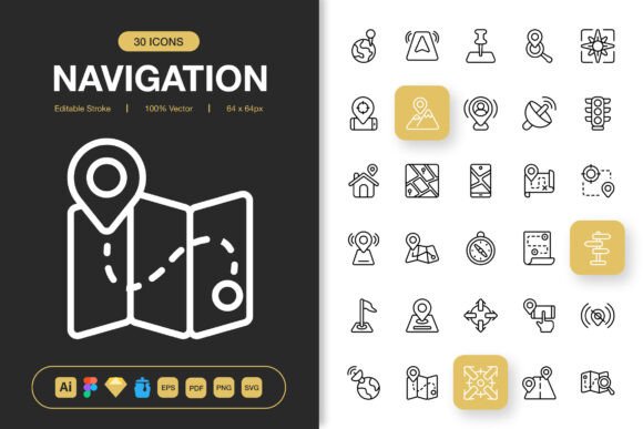 Navigation Outline Icons: The Minimalist Toolkit for Modern Digital Design