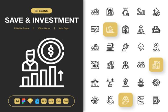 Saving and Investment Icons: A Visual Toolkit for Modern Financial Communication