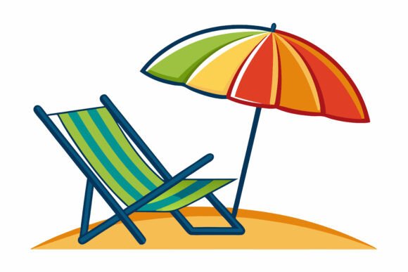 The Beach Background with Umbrella: A Designer’s Tool for Versatile Projects